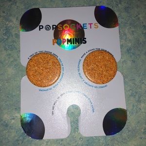 Gold Glitter Pop Socket Minis
